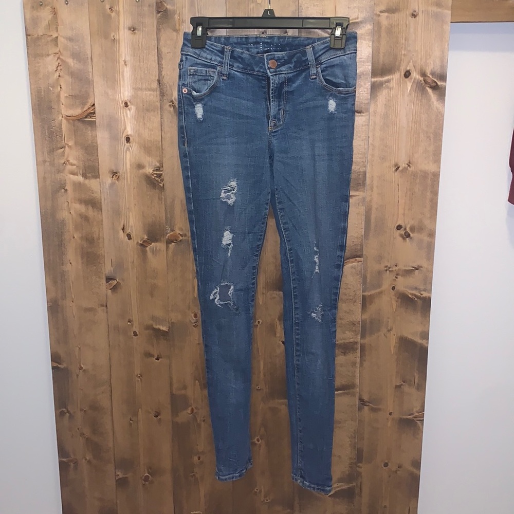 Old Navy Skinny Ripped Denim Jeans